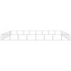 Dog Kennel Silver 602.8 ft¬≤ Steel