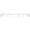 Dog Kennel Silver 430.6 ft¬≤ Steel